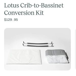 Guava Lotus Bassinet Conversion Kit + 2 Organic Fitted Sheets
